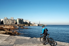 en bici